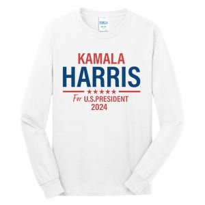 Kamala Harris For President 2024 Tall Long Sleeve T-Shirt