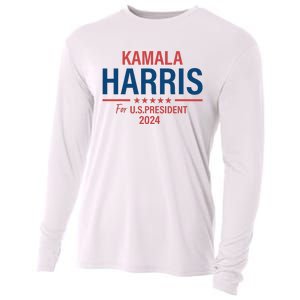 Kamala Harris For President 2024 Cooling Performance Long Sleeve Crew