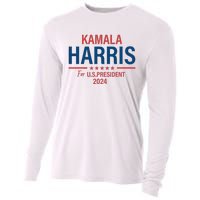 Kamala Harris For President 2024 Cooling Performance Long Sleeve Crew