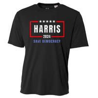 Kamala Harris For President 2024 Harris Save Democracy Cooling Performance Crew T-Shirt