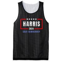 Kamala Harris For President 2024 Harris Save Democracy Mesh Reversible Basketball Jersey Tank