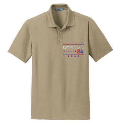 Kamala Harris Funny Cat Lettering Positive Dry Zone Grid Polo