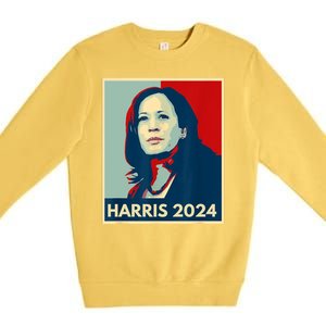 Kamala Harris For President 2024 Eleciton Premium Crewneck Sweatshirt