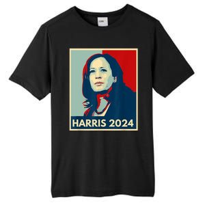 Kamala Harris For President 2024 Eleciton Tall Fusion ChromaSoft Performance T-Shirt