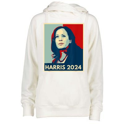 Kamala Harris For President 2024 Eleciton Womens Funnel Neck Pullover Hood