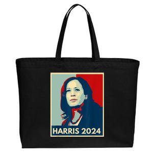 Kamala Harris For President 2024 Eleciton Cotton Canvas Jumbo Tote