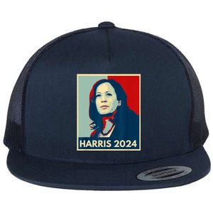 Kamala Harris For President 2024 Eleciton Flat Bill Trucker Hat