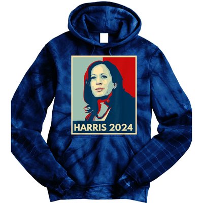 Kamala Harris For President 2024 Eleciton Tie Dye Hoodie