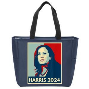 Kamala Harris For President 2024 Eleciton Zip Tote Bag