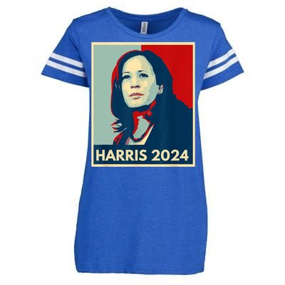 Kamala Harris For President 2024 Eleciton Enza Ladies Jersey Football T-Shirt