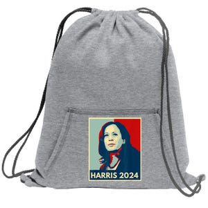 Kamala Harris For President 2024 Eleciton Sweatshirt Cinch Pack Bag