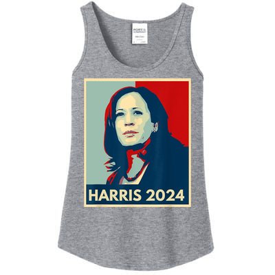 Kamala Harris For President 2024 Eleciton Ladies Essential Tank