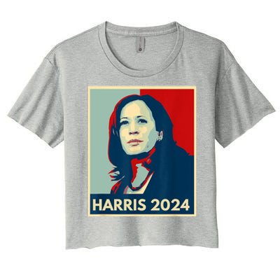 Kamala Harris For President 2024 Eleciton Women's Crop Top Tee