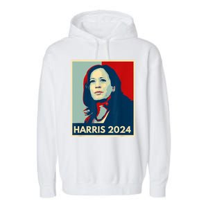 Kamala Harris For President 2024 Eleciton Garment-Dyed Fleece Hoodie