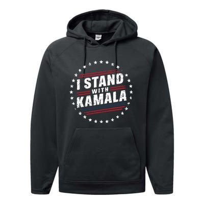 Kamala Harris For The People 2024 Usa America 2024 Election Performance Fleece Hoodie