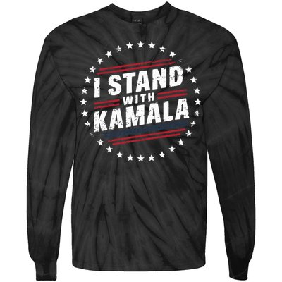 Kamala Harris For The People 2024 Usa America 2024 Election Tie-Dye Long Sleeve Shirt