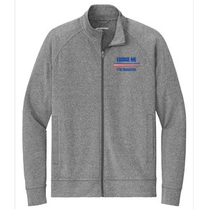 Kamala Harris For President 2024 Stretch Full-Zip Cadet Jacket