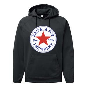 Kamala Harris For Madam President 2024 Feminist Supporters Performance Fleece Hoodie