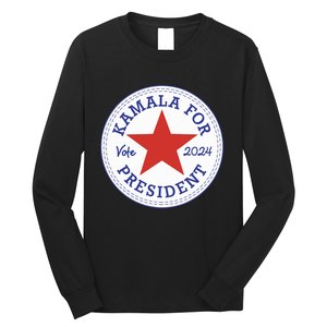 Kamala Harris For Madam President 2024 Feminist Supporters Long Sleeve Shirt