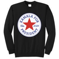 Kamala Harris For Madam President 2024 Feminist Supporters Tall Sweatshirt