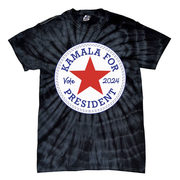 Kamala Harris For Madam President 2024 Feminist Supporters Tie-Dye T-Shirt