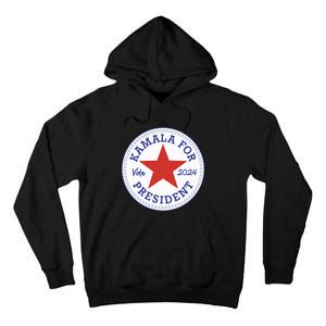 Kamala Harris For Madam President 2024 Feminist Supporters Tall Hoodie