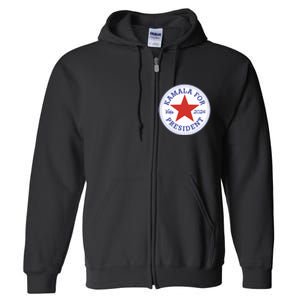 Kamala Harris For Madam President 2024 Feminist Supporters Full Zip Hoodie