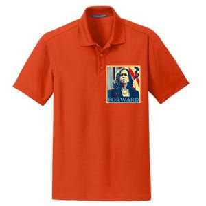 Kamala Harris Forward Dry Zone Grid Polo