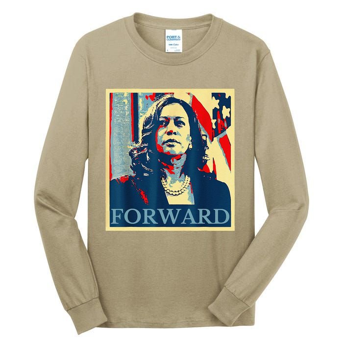 Kamala Harris Forward Tall Long Sleeve T-Shirt