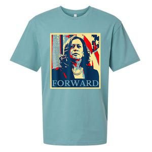 Kamala Harris Forward Sueded Cloud Jersey T-Shirt