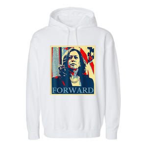 Kamala Harris Forward Garment-Dyed Fleece Hoodie