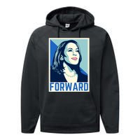 Kamala Harris Forward 2024 Performance Fleece Hoodie