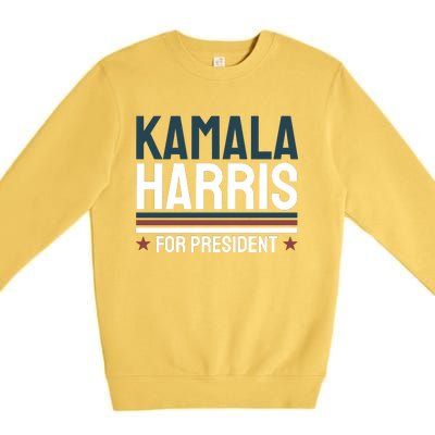 Kamala Harris For President 2024 Election Premium Crewneck Sweatshirt