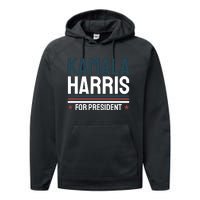 Kamala Harris For President 2024 Election Performance Fleece Hoodie