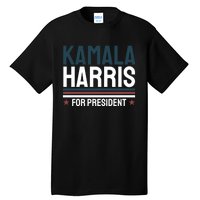 Kamala Harris For President 2024 Election Tall T-Shirt