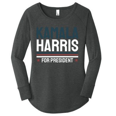 Kamala Harris For President 2024 Election Women's Perfect Tri Tunic Long Sleeve Shirt