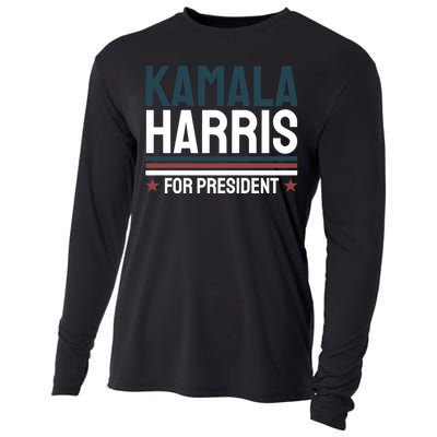 Kamala Harris For President 2024 Election Cooling Performance Long Sleeve Crew