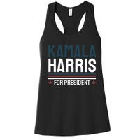 Kamala Harris For President 2024 Election Women's Racerback Tank