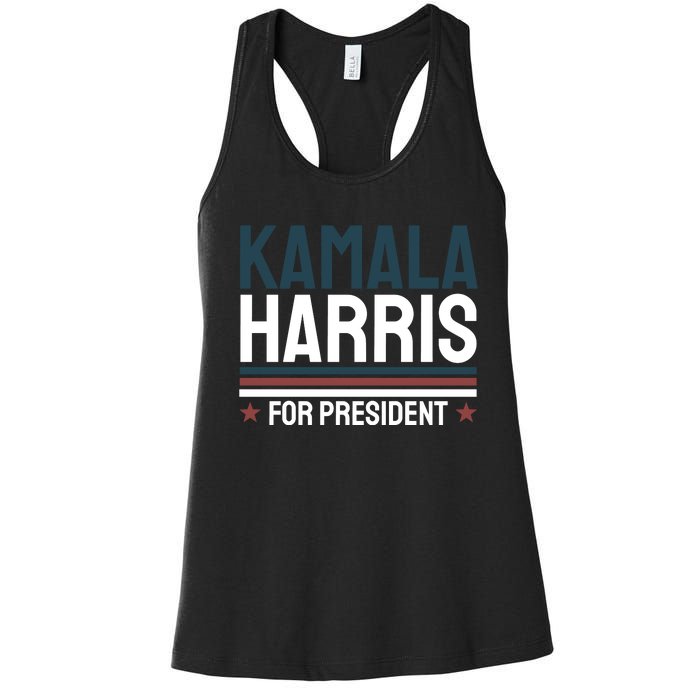 Kamala Harris For President 2024 Election Women's Racerback Tank