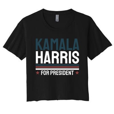 Kamala Harris For President 2024 Election Women's Crop Top Tee