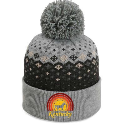 Kentucky Horse Farm Riding Competition Racing Derby Infield Gift The Baniff Cuffed Pom Beanie