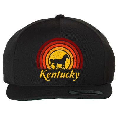 Kentucky Horse Farm Riding Competition Racing Derby Infield Gift Wool Snapback Cap