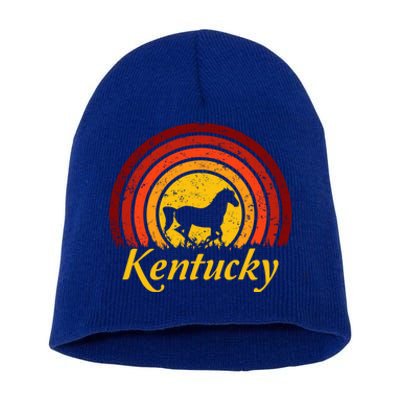 Kentucky Horse Farm Riding Competition Racing Derby Infield Gift Short Acrylic Beanie