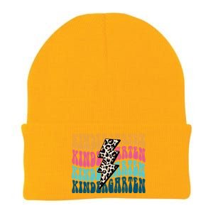 Kindergarten Happy First Day Of School Kindergarten Back To School Knit Cap Winter Beanie