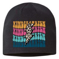 Kindergarten Happy First Day Of School Kindergarten Back To School Sustainable Beanie