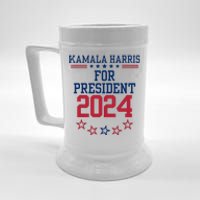 Kamala Harris For President 2024 Beer Stein