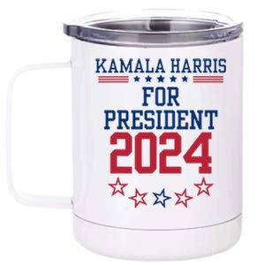 Kamala Harris For President 2024 12 oz Stainless Steel Tumbler Cup