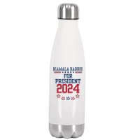 Kamala Harris For President 2024 Stainless Steel Insulated Water Bottle