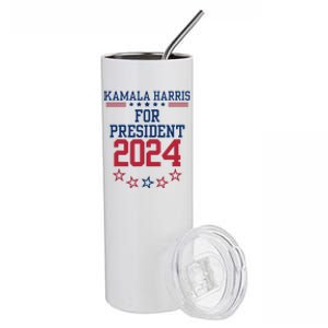 Kamala Harris For President 2024 Stainless Steel Tumbler