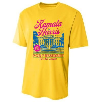 Kamala Harris For The People 2024 Election President Performance Sprint T-Shirt